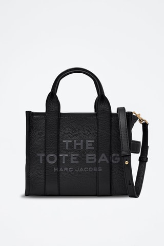 Sac à main en cuir The Small Tote - Noir