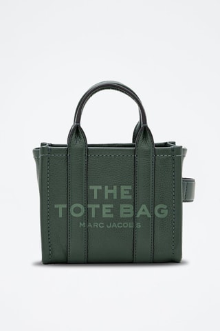 Sac à main en cuir The Crossbody Tote - Vert foncé