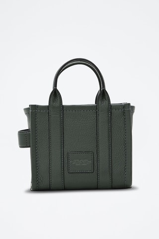 Sac à main en cuir The Crossbody Tote - Vert foncé