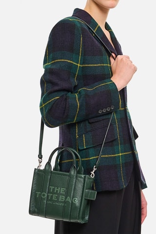 Sac à main en cuir The Crossbody Tote - Vert foncé