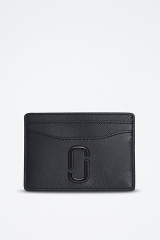 Porte-cartes en cuir The Card Case - Noir