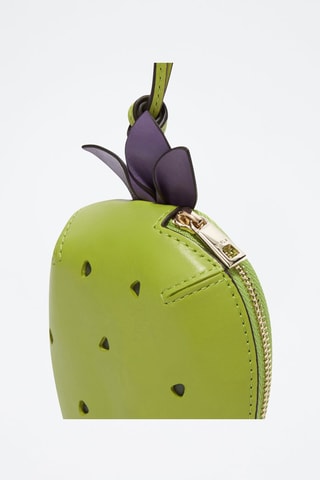 Pochette en cuir de veau Allegra - Vert