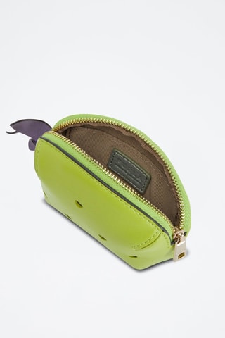 Pochette en cuir de veau Allegra - Vert