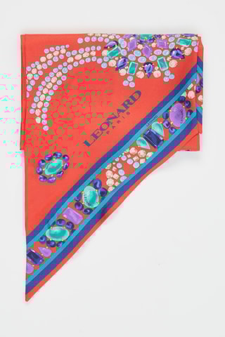 Bandeau en soie Krystal - Rouge