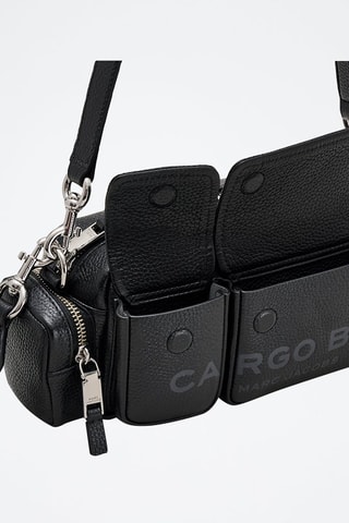 Sac porté épaule en cuir The Cargo Bag - Noir