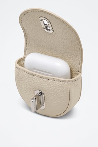 Sac porté épaule en cuir - Ecru