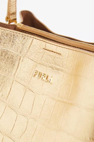 Sac seau en cuir de veau Danae - Doré