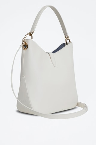 Sac porté épaule en cuir de veau Sirena M - Ciel