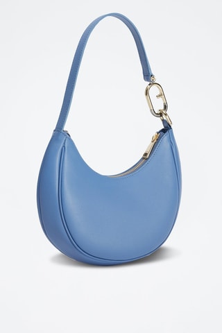 Sac porté épaule en cuir Primavera S - Bleu