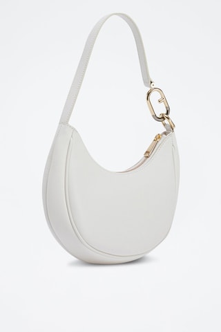 Sac porté épaule en cuir Primavera - Blanc