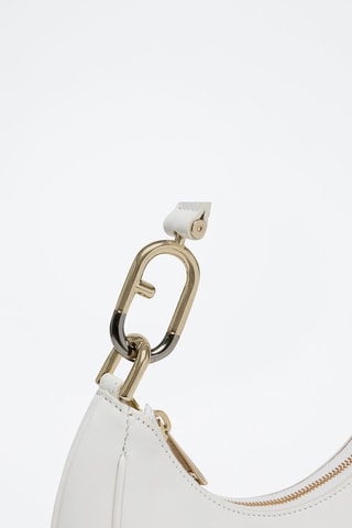 Sac porté épaule en cuir Primavera - Blanc