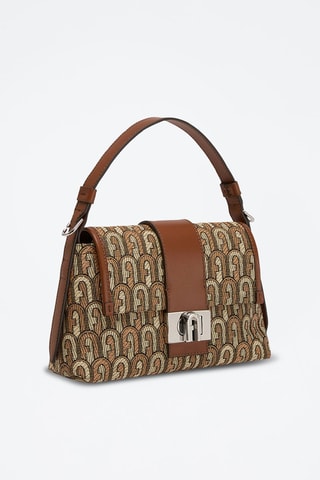 Sac porté épaule Charlotte S - Marron