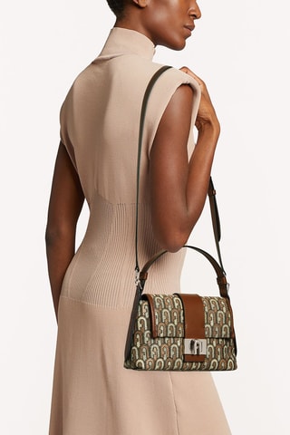 Sac porté épaule Charlotte S - Marron