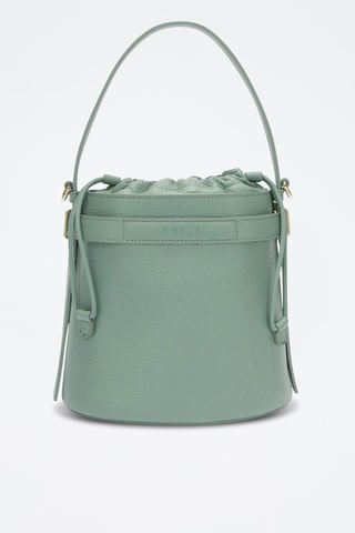 Sac seau en cuir Giove - Vert