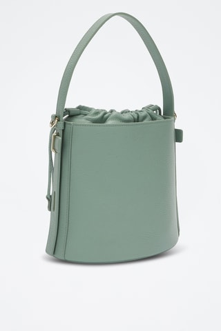 Sac seau en cuir Giove - Vert