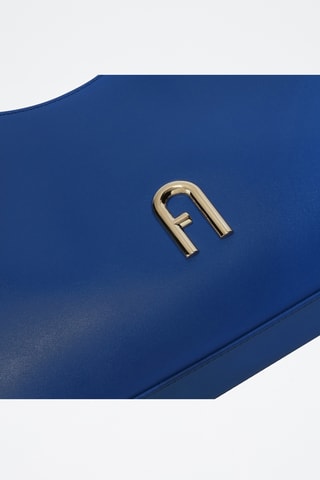 Sac porté épaule en cuir Furla Diamante - Bleu