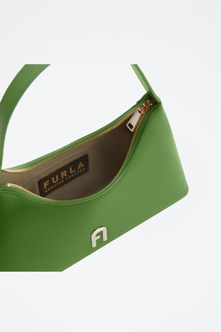 Sac porté épaule en cuir Furla Diamante - Vert