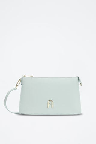 Sac bandoulière en cuir Furla Diamante - Bleu clair