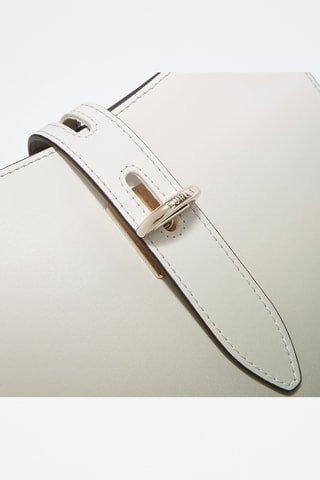 Sac bandoulière en cuir Unica Furla - Gris