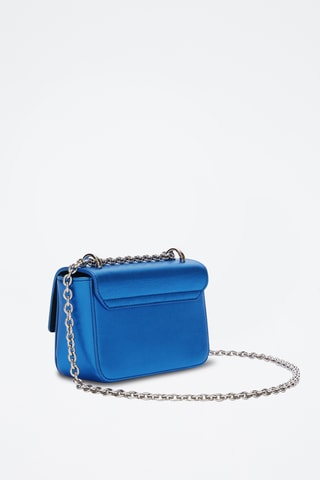 Sac bandoulière en cuir Furla Metropolis- Bleu