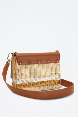 Sac bandoulière en cuir de veau 1927 Mini - Marron et beige