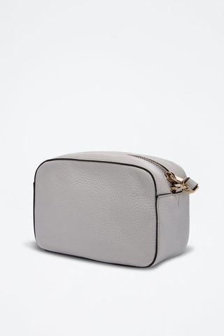 Sac bandoulière en cuir de veau Afrodite S - Gris