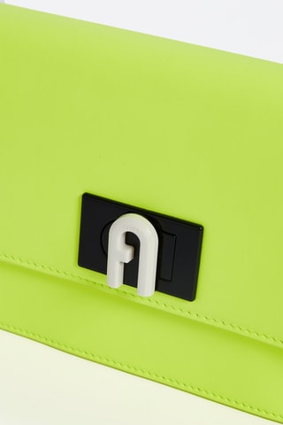 Sac bandoulière en cuir de veau 1927 Soft - Vert fluo