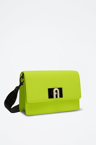 Sac bandoulière en cuir de bélier nappa 1927 Soft - Vert fluo