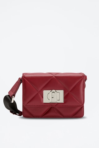 Sac bandoulière en cuir de veau 1927 S - Bordeaux