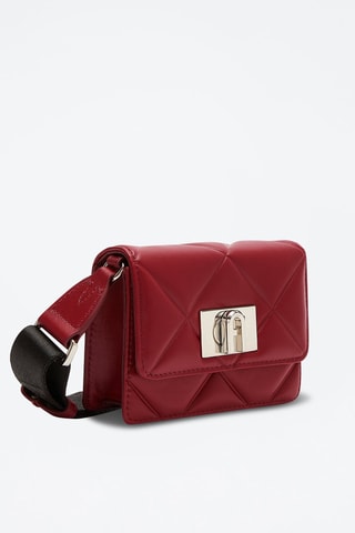 Sac bandoulière en cuir de veau 1927 S - Bordeaux