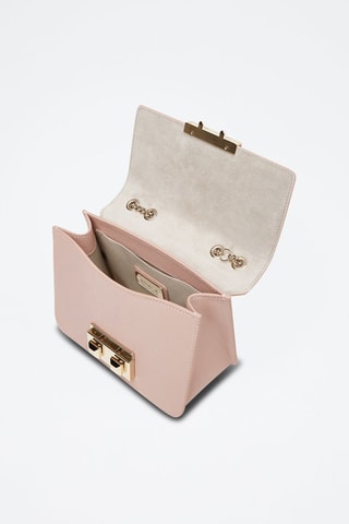 Sac bandoulière en cuir Bella - Rose