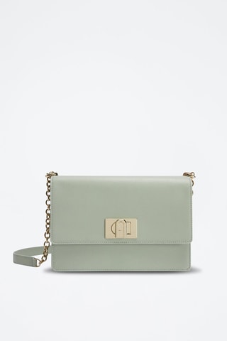 Sac bandoulière en cuir Furla 1927 - Vert d’eau