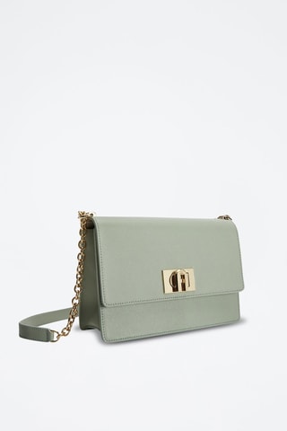 Sac bandoulière en cuir Furla 1927 - Vert d’eau