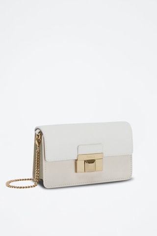 Sac bandoulière en cuir de veau Venere - Blanc