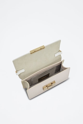 Sac bandoulière en cuir de veau Venere - Blanc