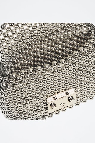 Sac bandoulière Metropolis Mini - Argenté