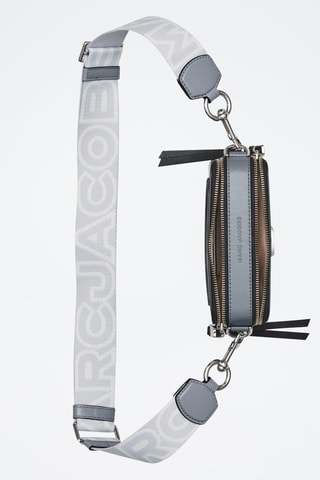 Sac bandoulière en cuir The Snapshot - Blanc et noir