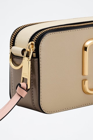 Sac bandoulière en cuir The Snapshot - Kaki et beige