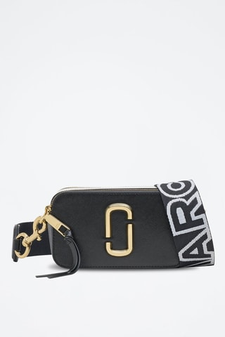 Sac bandoulière en cuir The Snapshot - Noir et blanc