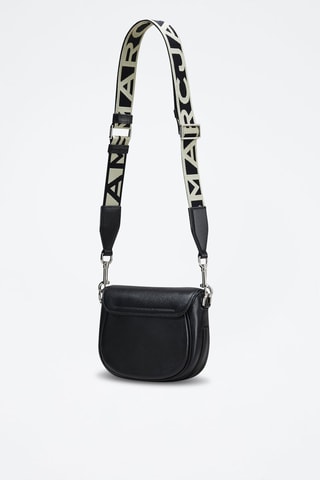 Sac bandoulière en cuir The Saddle Bag - Noir