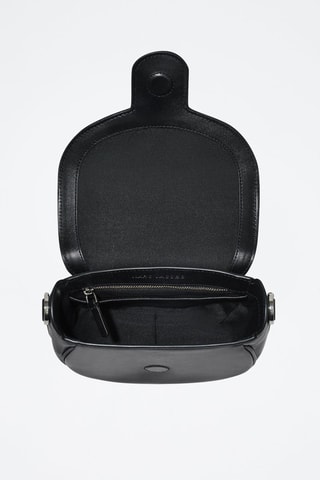 Sac bandoulière en cuir The Saddle Bag - Noir