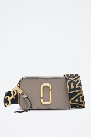 Sac bandoulière en cuir The Snapshot - Gris et marron