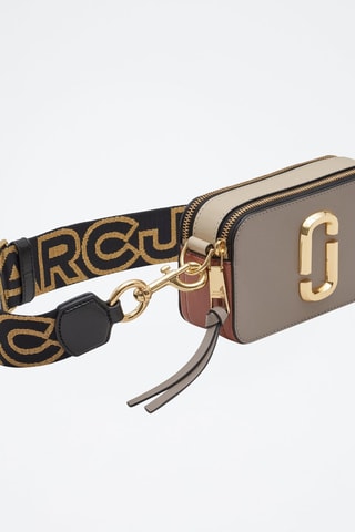 Sac bandoulière en cuir The Snapshot - Gris et marron