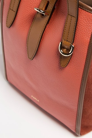 Cabas en cuir Net - Camel