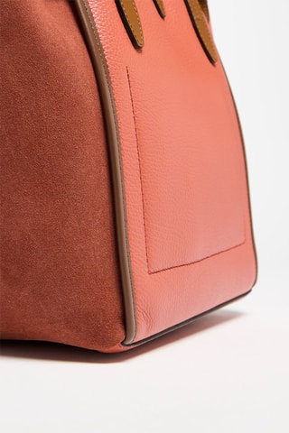 Cabas en cuir Net - Camel