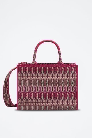 Cabas Opportunity - Fuchsia et blanc