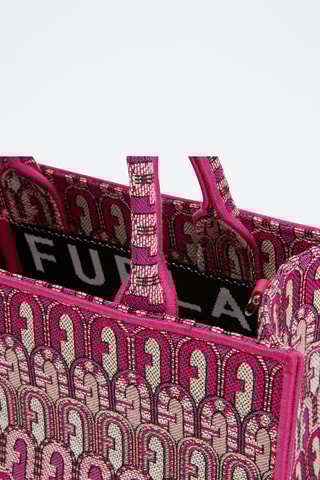 Cabas Opportunity - Fuchsia et blanc