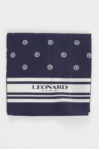 Carré Le Parisienne - Bleu marine et écru