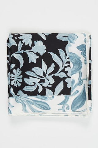 Carré en soie Marta - Bleu clair