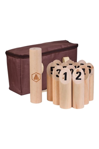 Mölkky em madeira - 13 peças - A partir dos 6 anos